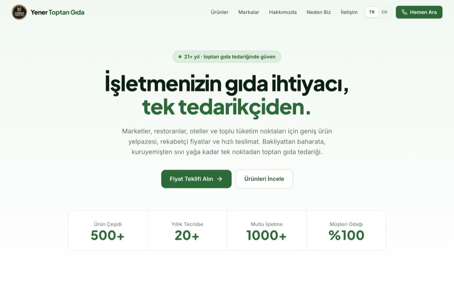 Yener Toptan Gıda